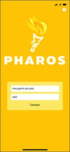 Touchless printing step login page